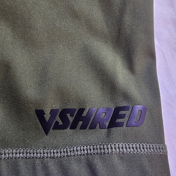 2 Pairs Olive Green Women's Athletic Shorts - Picture 2 of 11